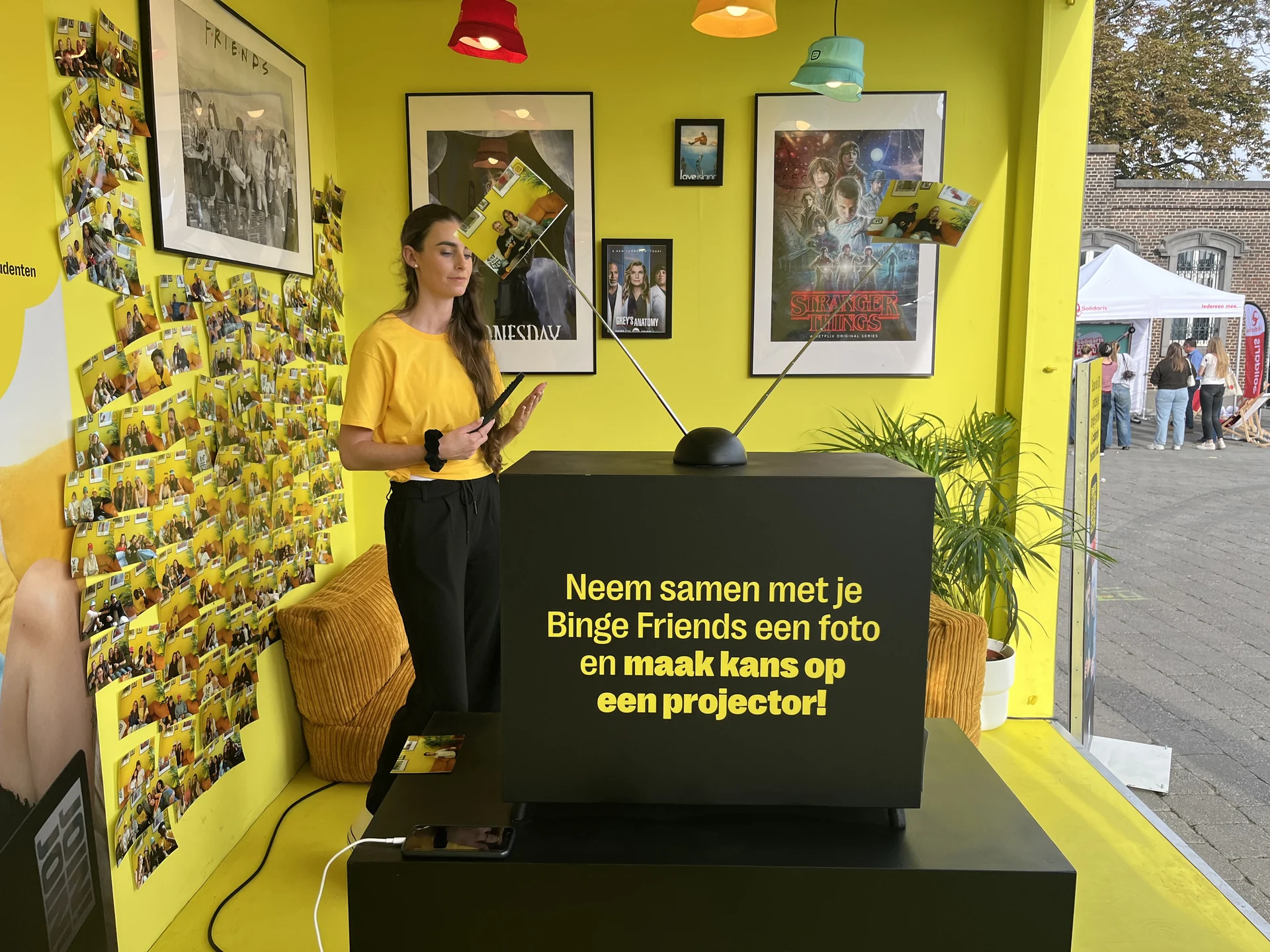 De Telenet Retro TV-booth